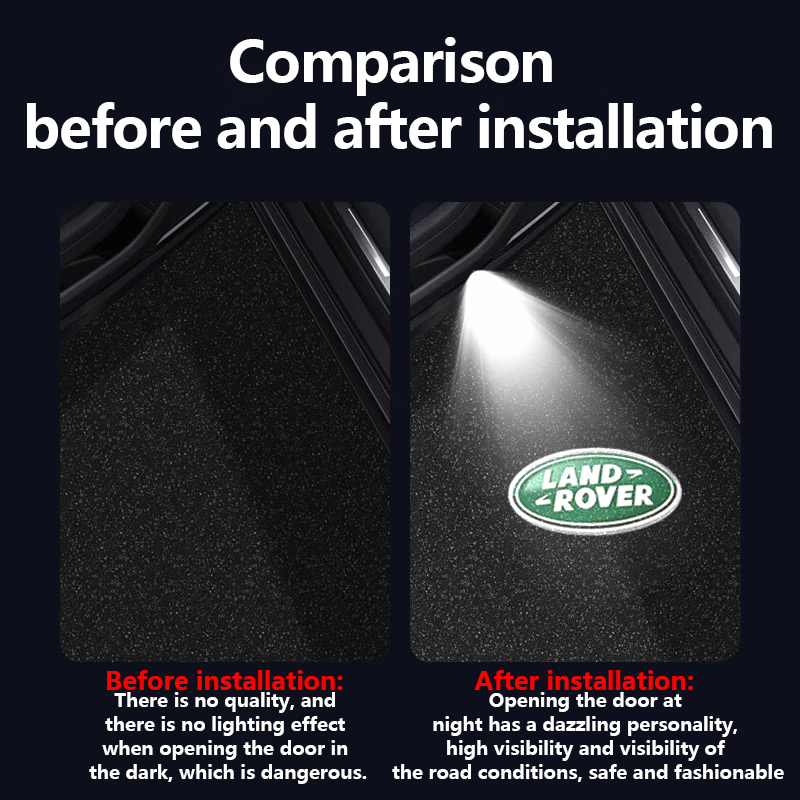 Outdoor Sport Logo - 2Pcs Land rover Car Door Welcome