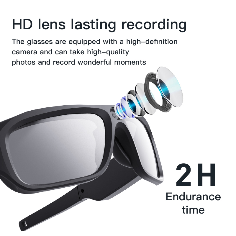4K HD Smart Glasses Camera Min - Outdoor Sport Gear 评论和价格