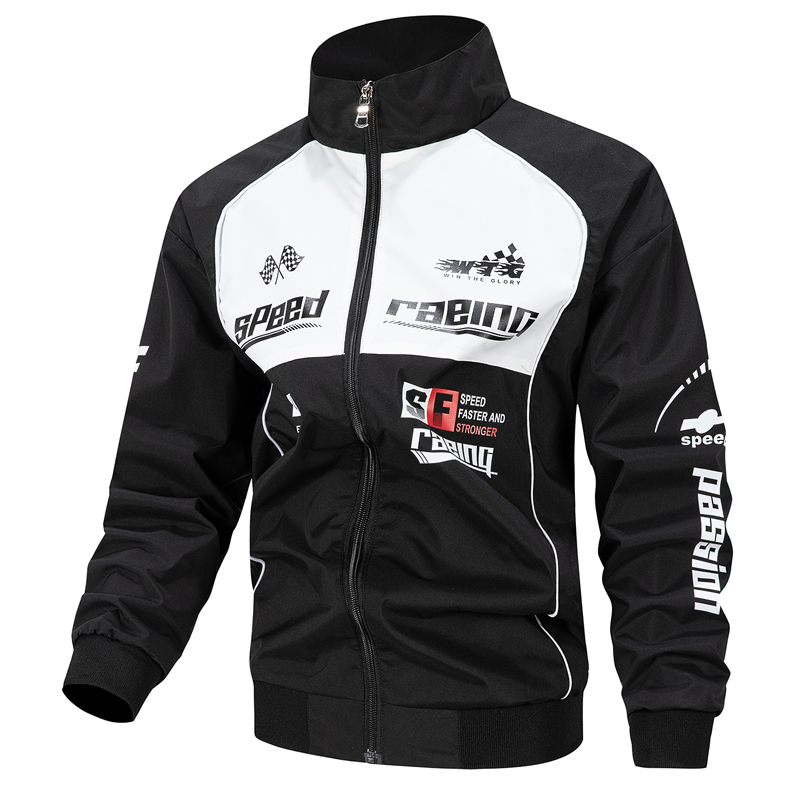 US Size Autumn Moto Racing Jac - Outdoor Sport Coat 评论和价格