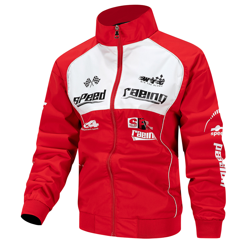 US Size Autumn Moto Racing Jac - Outdoor Sport Coat 评论和价格