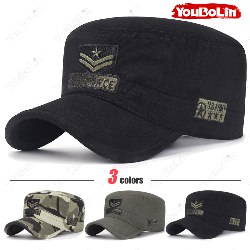 Flat-Top Military Cap, Unisex, - Academy Sports Outdoor 评论和价格