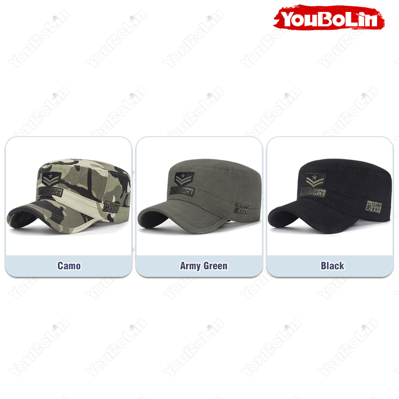 Flat-Top Military Cap, Unisex, - Academy Sports Outdoor 评论和价格