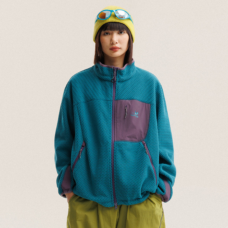 Autumn Winter Polar Fleece Wav - Outdoor Sport Coat 评论和价格