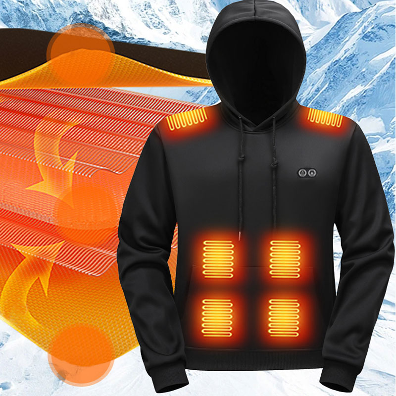 17 Zone Heating Hoodie Sweatsh - Outdoor Sport Coat 评论和价格