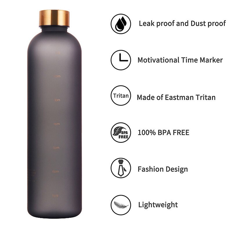 1000ml Bottle With Time Marker - Outdoor Sport Field 评论和价格