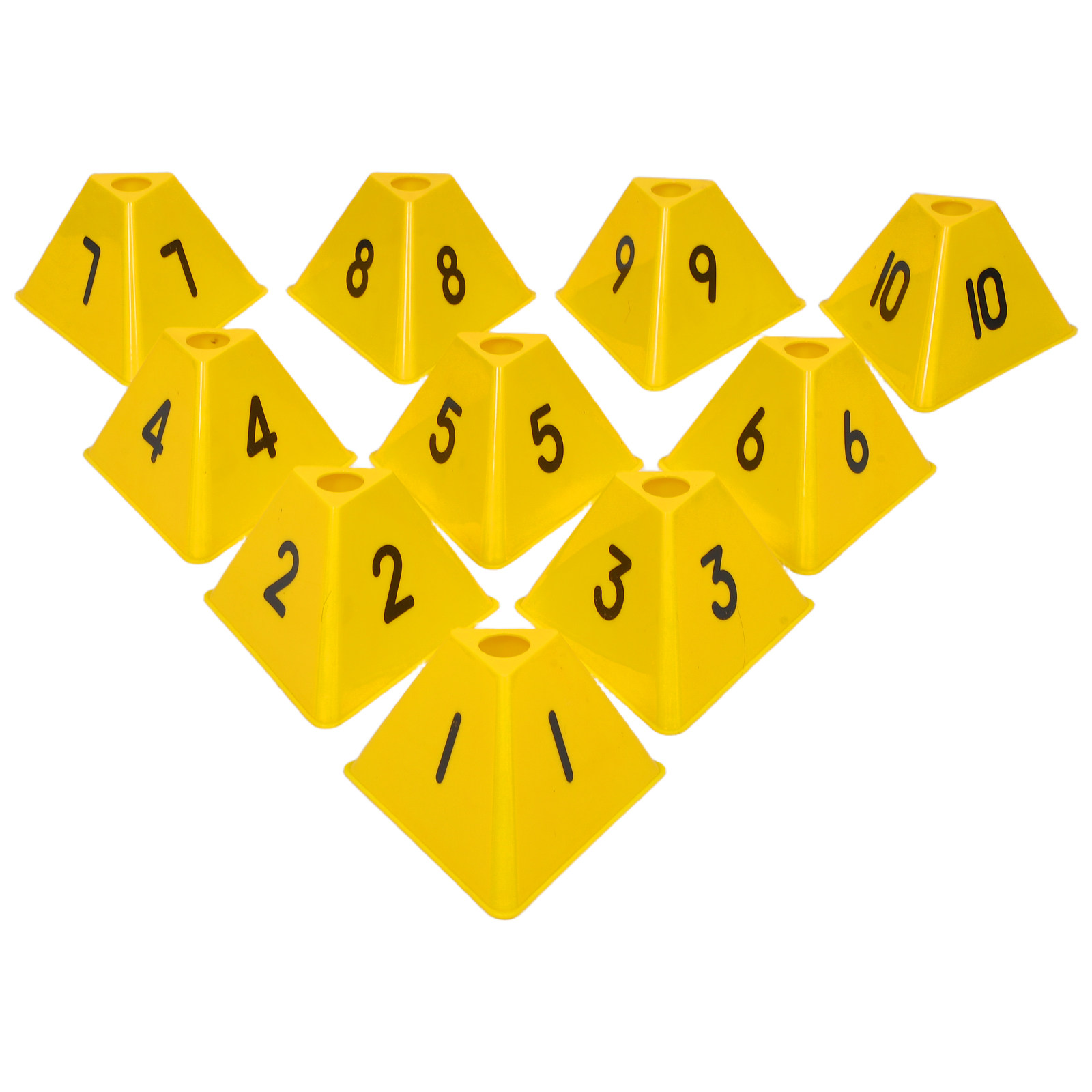 10Pcs Football Training Marker - Outdoor Sport Gear 评论和价格